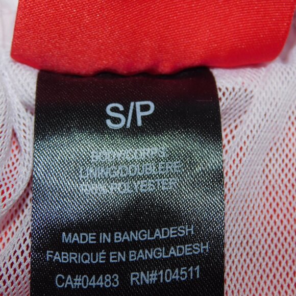 Lifeguard + Mens S Red White  lined Board Shorts Swim Trunks - Picture 4 of 8